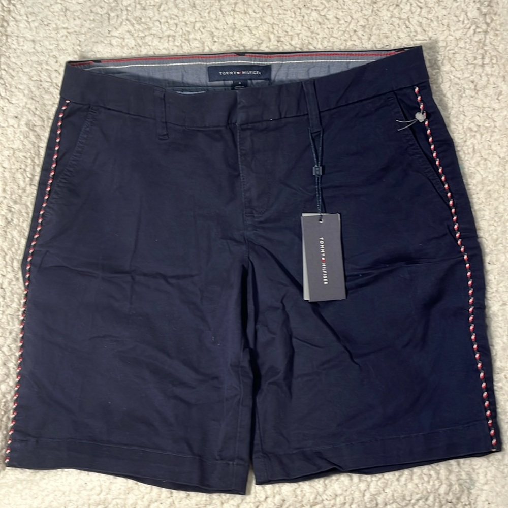 Tommy Hilfiger Malibu Navy Women’s Shorts with color trim